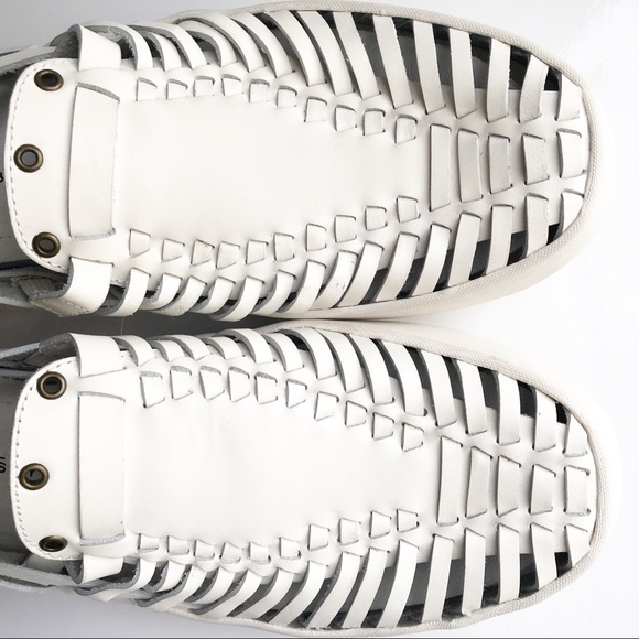 Derek Lam 10 Crosby Leather Lia Huaraches Loafers - Picture 7 of 8